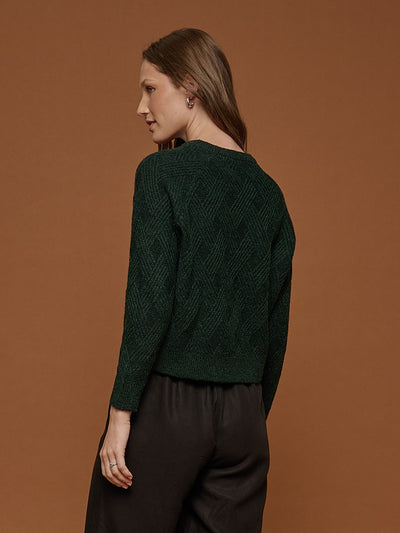 Crewneck Sweater | Orchard Crewneck Sweater Evergreen