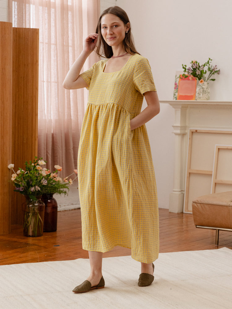 Nico Square Neck Midi Dress