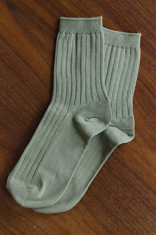 Le Bon Her Socks Avocado