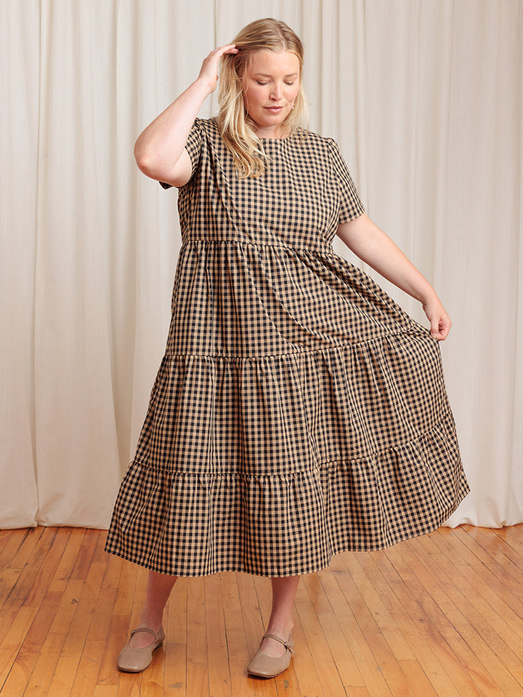 Chalet Tiered Dress 2.0 Coffee
