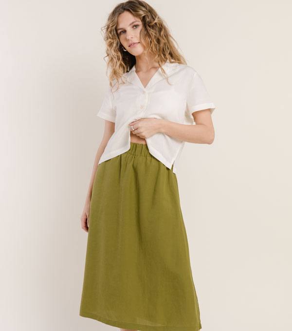 Meadow Linen Skirt