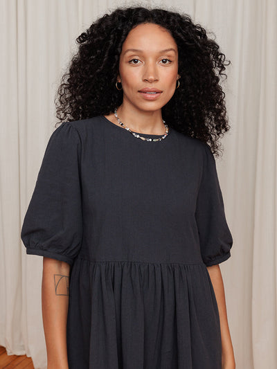 Nico 2.0 Balloon Sleeve Dress Black