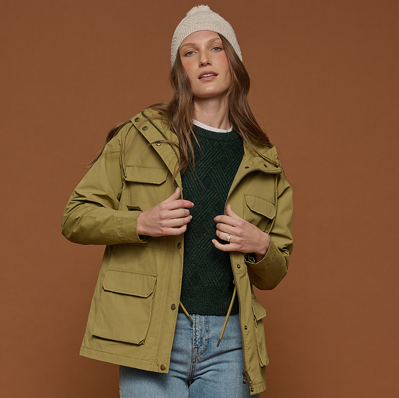 Berkeley Anorak Jacket Olive Tradlands