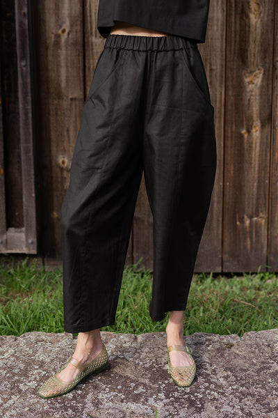 Porch Balloon Pants Black