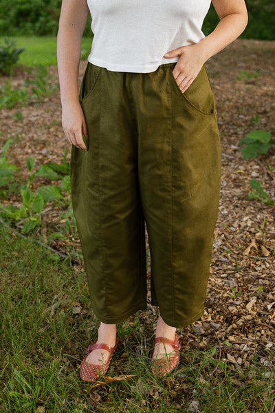  Porch Balloon Pants Olive