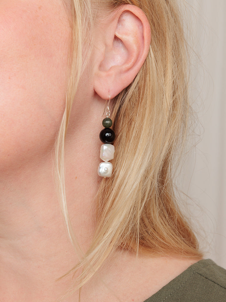 Sea+Pattern Limited Edition Pearl Drop Earrings