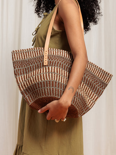 Small Terracotta Sisal Bag with Flap – Midland Shop