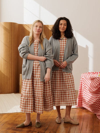 Cottage Relaxed Cotton Cardigan Lagoon