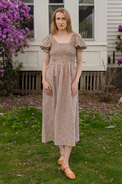 Goldie Smocked Short Sleeve Womens Dress | Tradlands