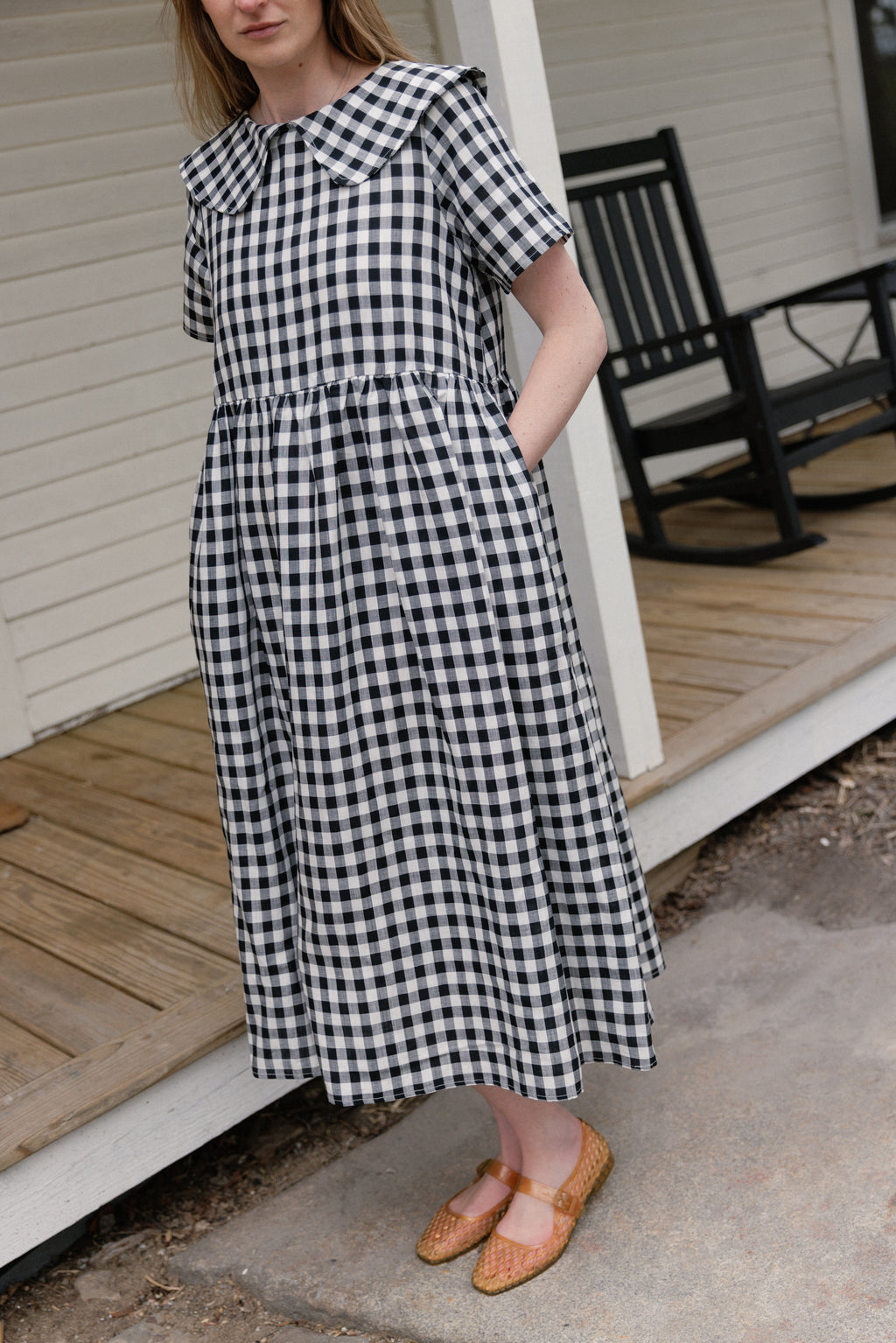 Tradlands - Homestead Collared Linen Dress