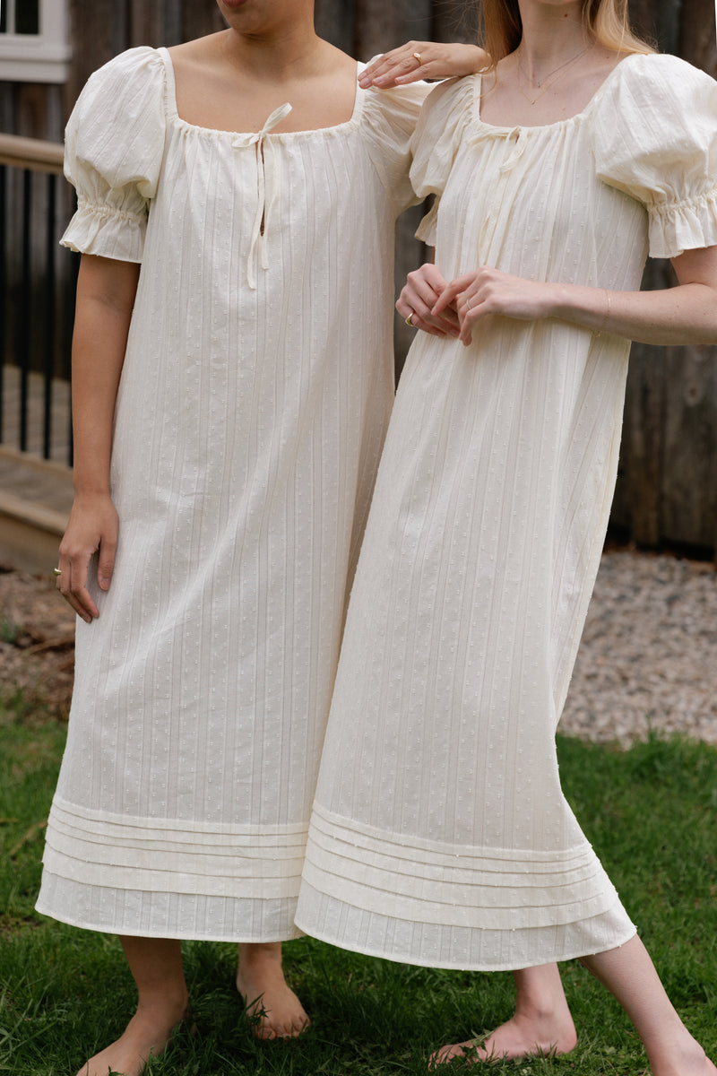 Bertille Pintucked House Dress