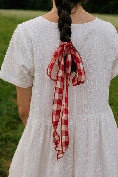 Madre Midi Linen Ribbon Fig Toast