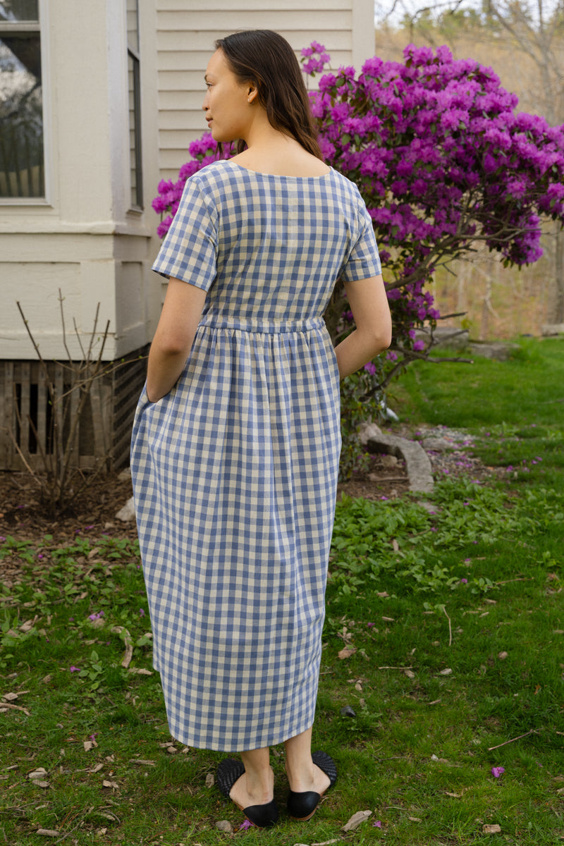 Nico Square Neck Drawstring Dress