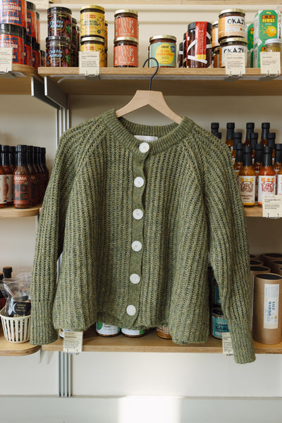Cosimo Alpaca Cardigan Juniper