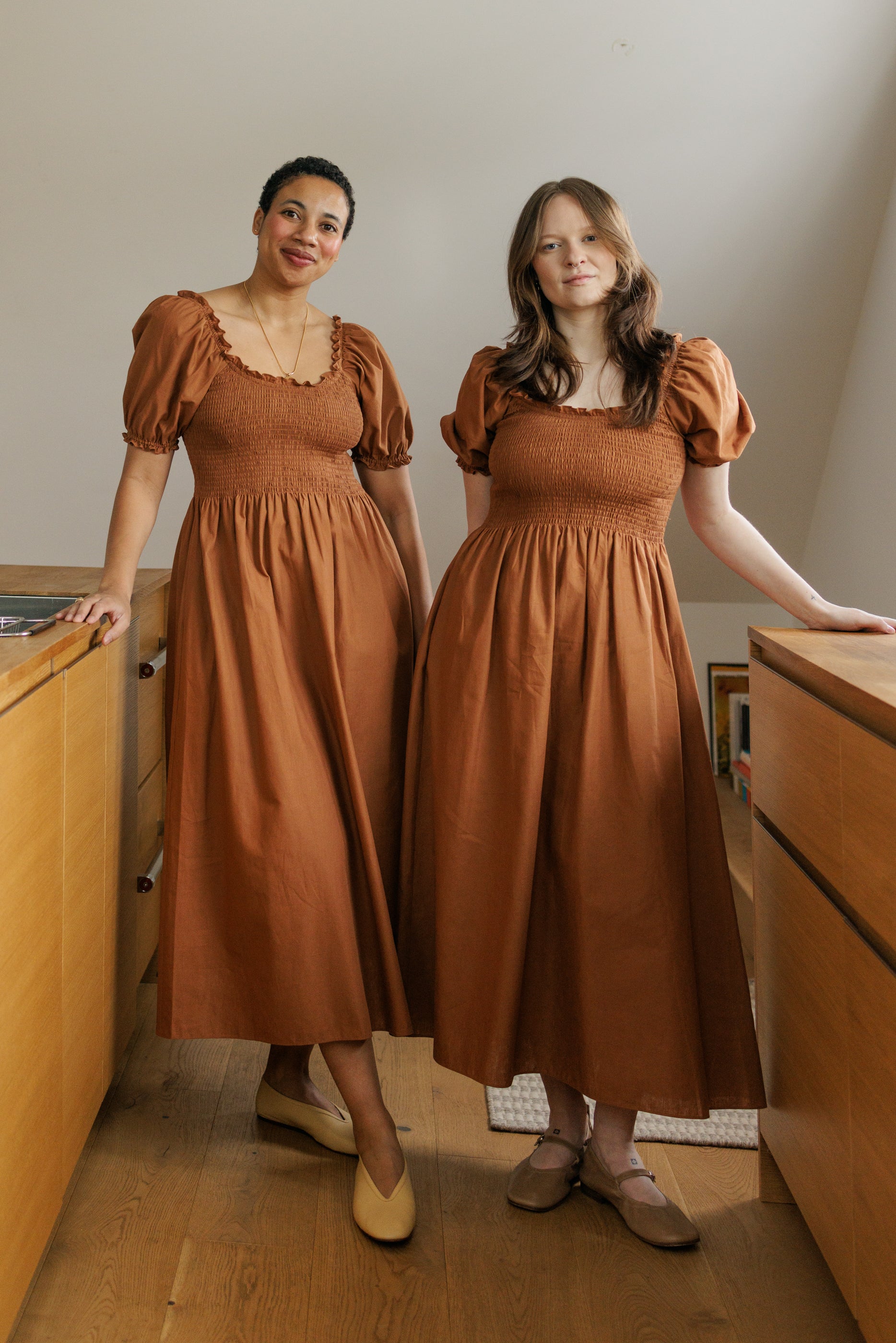 Goldie Smocked Short Sleeve Womens Dress | Tradlands