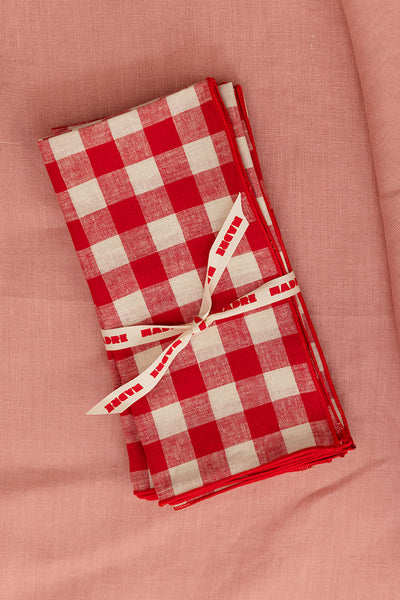 Madre Linen Napkin Set Fig Toast