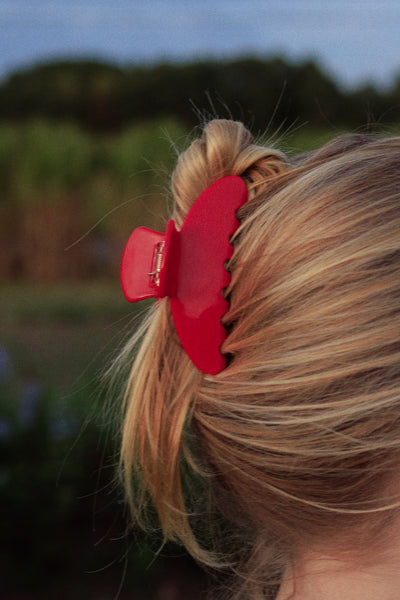Nat + Noor Hair Clip Cherry