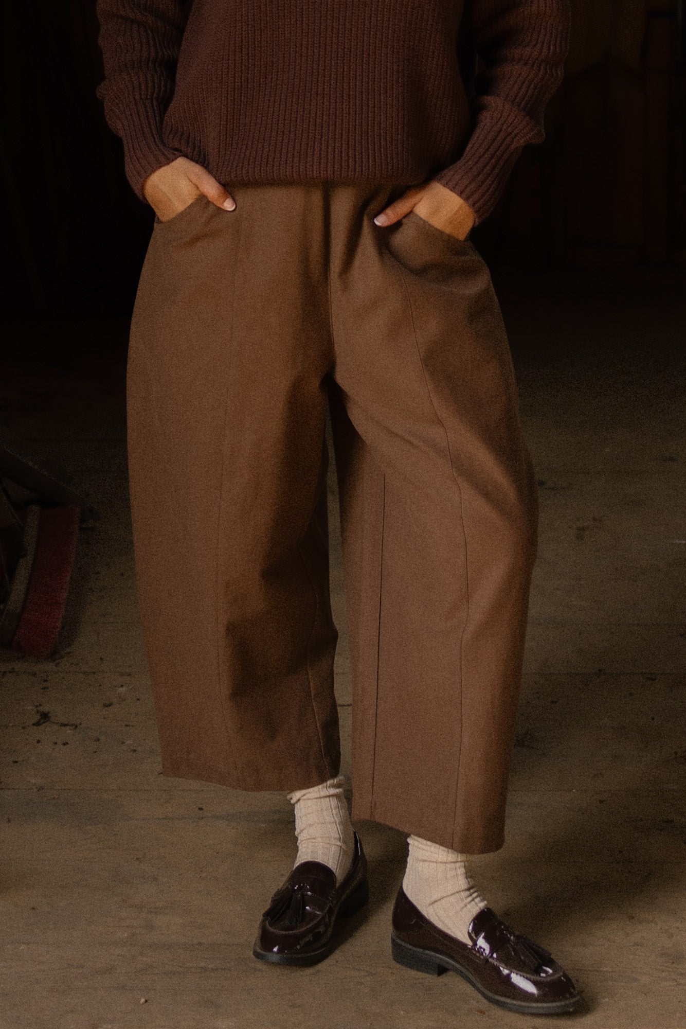 パンツ THEREDTHREAD velvet porch pants tradlandspgpporchballoontencel