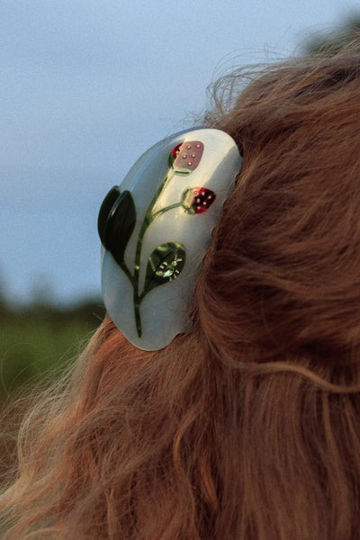 Winona Irene Forest Berry Hair Clip 