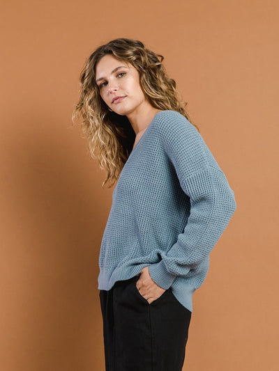 V-Neck Sweaters for Women | Canyon V-Neck Sweater Harbor