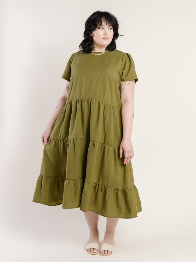 Dresses for Women | Chalet Tiered Olive