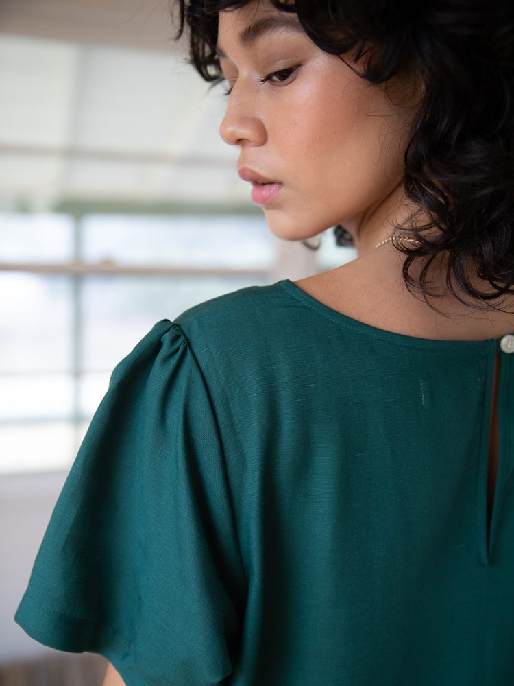Dresses for Women | Chalet Tiered Emerald