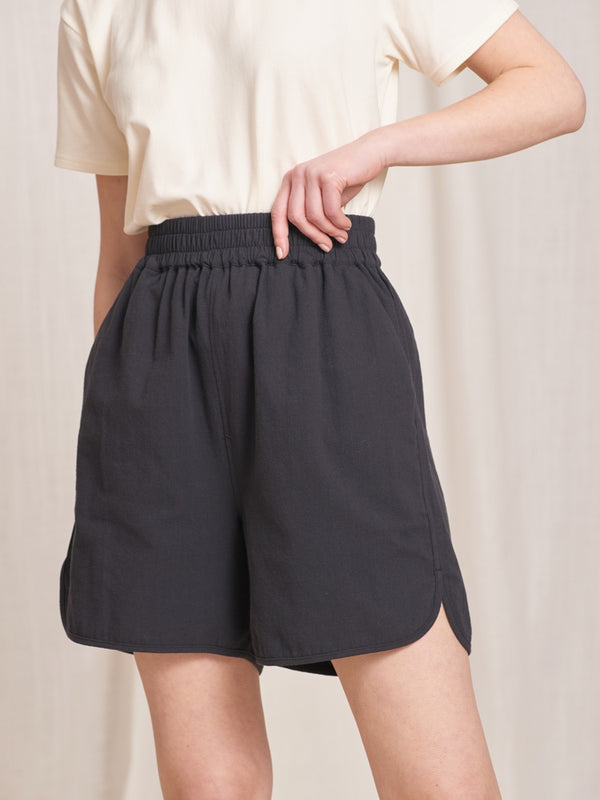 Shorts for Women | Glenn Long Short Crinkle Cotton