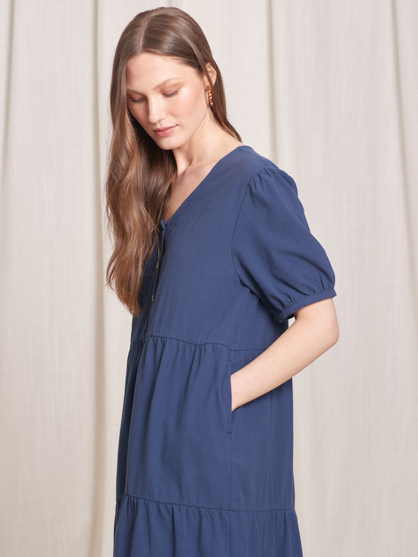 Midi Dresses for Women | Kindred Midi Dress Crinkle Cotton